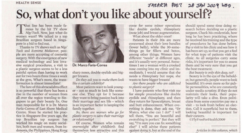 so, what don't you like about yourself black and white article newsprint