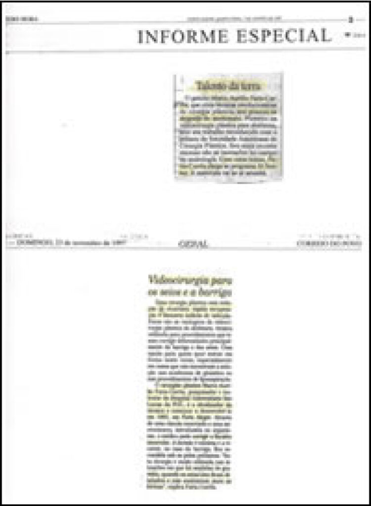 informe especial black ang white article newsprint