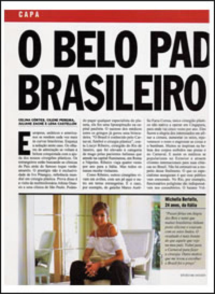 o belo pad brasileiro black ang white article newsprint